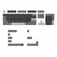 Black Grey 104+22 Keys Cherry Profile PBT Doubleshot Keycaps Set for MX Keyboard